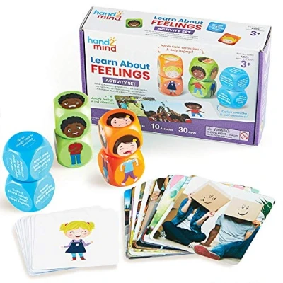 Image of Learning Resources Learn About Feelings Activity Set Explore &amp; Practise Social Emotional Skills, Ages 3+