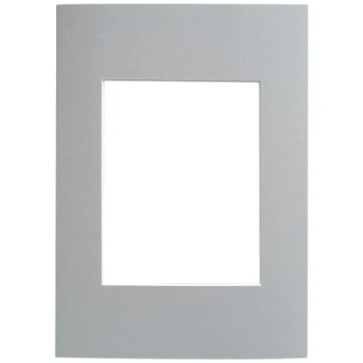 Image of walther Design PassepArtouts Grey for Frame size: 13 x 18 cm, Picture 9 cm PA318D