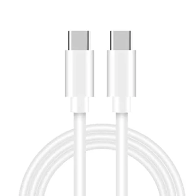 Image of USB C to Fast Charging Cable 60W/3A PD Type Compatible with MacBook Air/Pro 2021, Samsung Galaxy S22 S21 Ultra S20 Note 10 Ultra, White (3M)