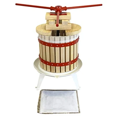 Image of Deluxe Fruit and Apple Press (12 Litre) Pack with 2 Straining Bags, Packs of Extension Blocks &amp; 3 Handles