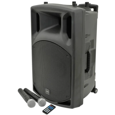 Image of QTX BUSKER 10 Rechargeable Battery Powered Portable PA with 1 Wireless Microphones and Bluetooth Connectivity Inch