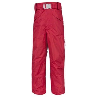 Image of Trespass Waterproof Marvelous Kids&#039; Ski and Snow Salopettes Trouser Pants available in Red Size 2/3