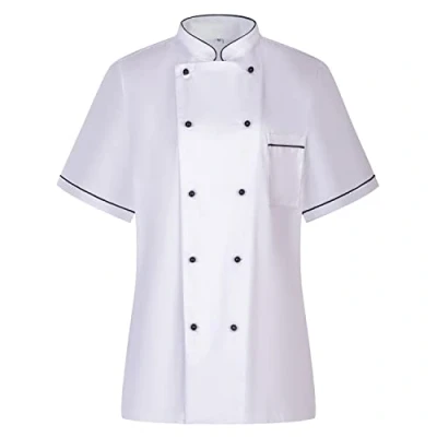 Image of MISEMIYA Women&#039;s Chef Jacket Mz 849b Cuoco Woman, White, XXXL