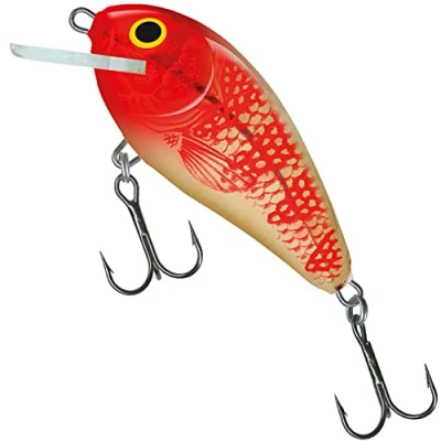 Image of Salmo Butcher Floating Wobbler, 5 cm, Colours: Golden Red Head