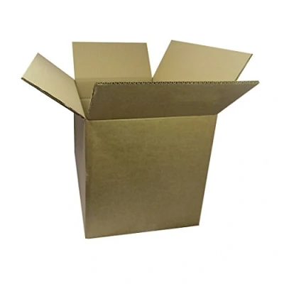 Image of Triplast 406 x 406mm Large Double Wall 16x16x16&quot; Cardboard Removal Moving Storage Boxes (Pack of 5)