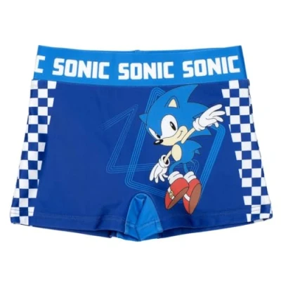 Image of CERDÁ LIFE&#039;S LITTLE MOMENTS Sonic Kids Swimsuit Blue Size 5 Years Children&#039;s Made of 85% Polyester and 15% Elastane 210 GSM Original Product Designed in Spain