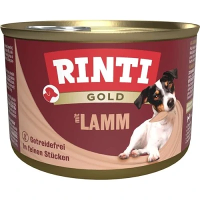 Image of Rinti Dog Food Gold Lamb 185 g Pack of 12 x 185g