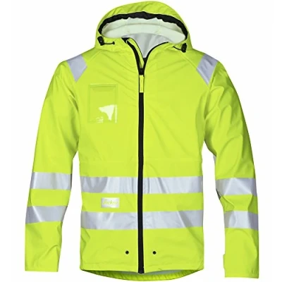 Image of Snickers High Vis Rain Jacket PU XL