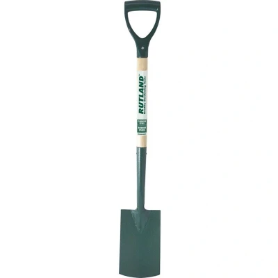 Image of Rutland Border Spade Carbon Steel, Wooden Shaft