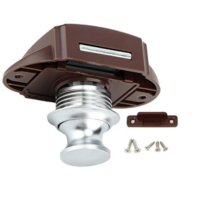 Image of Rv Keyless Hatches Cabinet Button Lock,Car Boat Push Lock Drawer Safety Latch