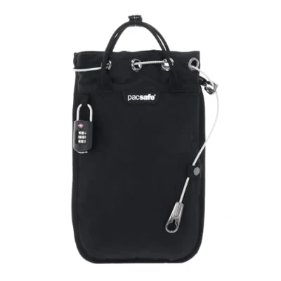 Image of Pacsafe Travelsafe 3L Anti Theft Portable Safe with TSA Lock, carrying bag, 3 Litres, Black