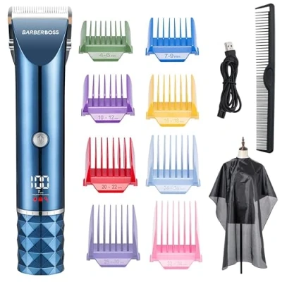 Image of Barberboss All in One Clippers for Men Haircut, Beard Trimmer Men, Hair Mens Grooming Kits