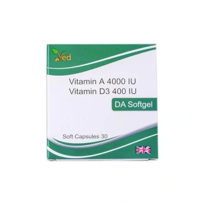 Image of VED Vitamin A &amp; D3 SOFTGEL Capsule 30 Days Supply