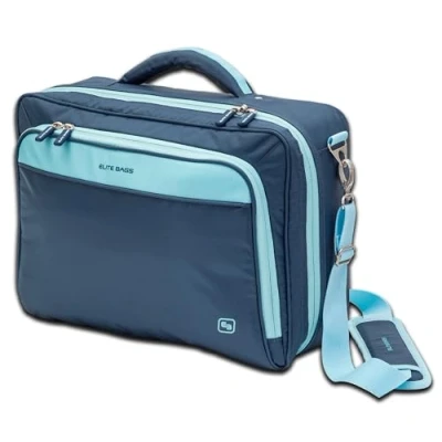 Image of Elite Bags Briefcase Health of Home Care Practi &#039;s, Medical Visits,Blue, 40 x 30 12 cm