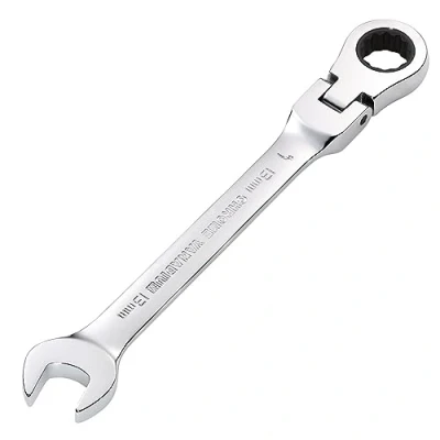 Image of Draper 52014 Hi Torq Metric Flexible Head Ratcheting Combination Spanner, 13mm