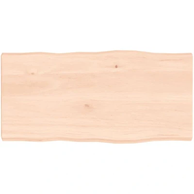 Image of vidaXL Table Top 80x40x(2 4) cm Untreated Solid Wood Live Edge
