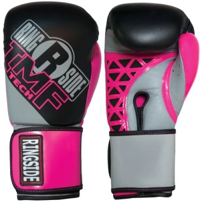 Image of Ringside Women&#039;s IMF Tech Boxing Training Sparring Gloves, 12 Ounce, Pink/Black