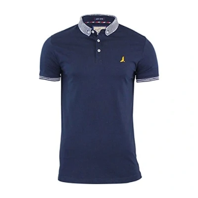Image of BRAVE SOUL Mens Glover Goldin Khalifa Polo T Shirt Casual Top Golf