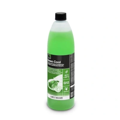 Image of ERRECOM Green Cool, Coolant and Antifreeze Concentrate, Formulation with organic based OAT inhibitor package, G12, 1 Litre