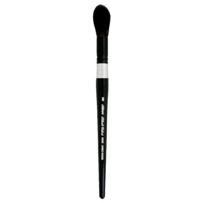 Image of Silver Brush Limited 3025SM Black Velvet Jumbo Round Wash for Watercolor, Size Medium, Short Handle