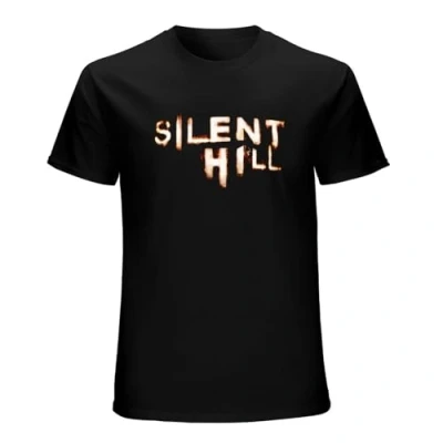 Image of Silent Hill Fun T Shirt Mens Balck Tees Unisex XL