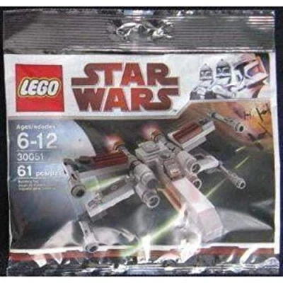 Image of LEGO Star Wars: Mini X Wing Starfighter (Dark Packaging) Set 30051 (Bagged)