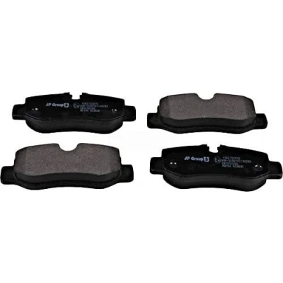Image of 4474200120, 4474200320, A4474200120, A4474200320 Brake pad set JP GROUP 1363702810 Rear Axle prepared for wear indicator MERCEDES BENZ: Vito Tourer