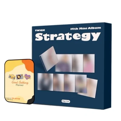 Image of TWICE Album STRATEGY STEP 4 Ver. (DIGIPACK Random ver.)+Pre Order Benefits+BolsVos Exclusive K POP Giveaways Package