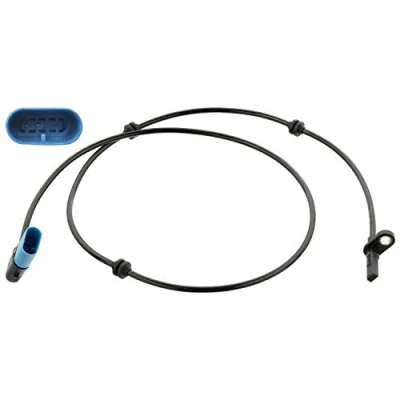 Image of 2465400417, 2469057603, 2469059402, A2465400417, A2469057603 ABS Sensor FEBI BILSTEIN 107466 Rear Axle Left, Right 1056mm