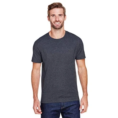 Image of JERZEES Premium Blend Ringspun Crewneck T Shirt XL Charcoal Heather