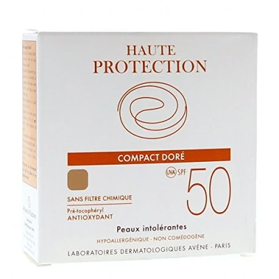 Image of Avène Sun Care SPF 50 Tinted Compact Tint: Honey