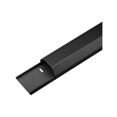 Image of Goobay 90724 Wire Duct Aluminium 50 mm, Length 1.1 m, Black