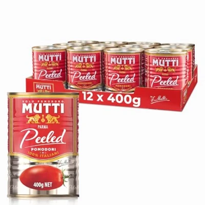 Image of Mutti Pelati Peeled Tomatoes, 400g, (Pack of 12)