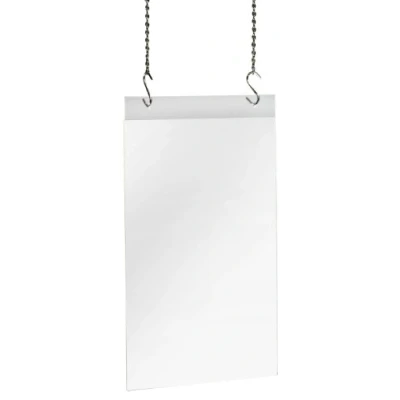 Image of SIGEL TA240 Hanging Sign Holder, for A4, double sided presentaiton, acrylic, 1 Piece