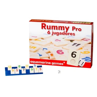 Image of Aquamarine Games Rummy, 6 Players (DO001) Assorted Colour/Model