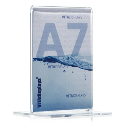 Image of DIN A3 Advertising Display/T Stand/T Stand. Single Pack A7 Transparent