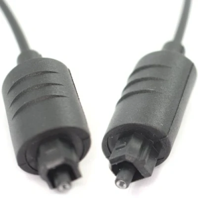 Image of kenable TOS TosLink Optical Digital Audio Lead Plug to Cable 50cm 0.5m