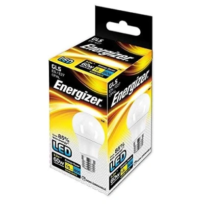 Image of Energizer E27 9 W, LED ES (Edison Screw) GLS Bulb [Energy Class A+] 5 Pack