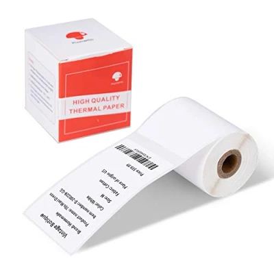 Image of Phomemo M110 Printer Labels, 50x80 mm Self Adhesive Direct Thermal Labels Label Paper for M120 M220 M221 Maker