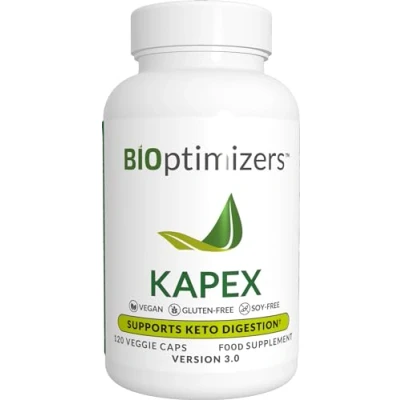 Image of BiOptimizers kApex Ketogenic Optimizer V3.0 Kick Your Keto into Overdrive May Burn Fat Fast, Increase Energy, Enhance Metabolism 120 Capsules (2.0)