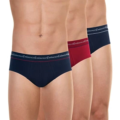 Image of Eminence Men&#039;s Business Slip, Blue, L (Pack of 3)