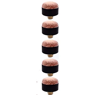 Image of Homegames 5 x 11mm Pool Snooker Billiards Screw on Cue Tips