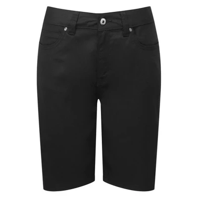 Image of Premier Womens/Ladies Chino Shorts (Black) Size 18 UK