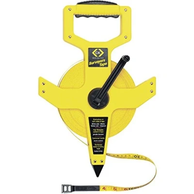Image of C.K Wind up Surveyor Hand Held Measuring Tape 30 Meters