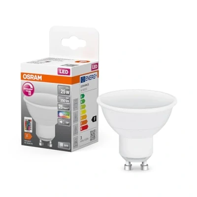 Image of Osram LED Reflector Lamp Base: GU10 Cool White 4000 K 6.90 W Replacement for 80 STAR PAR16, Single Pack, PAR16