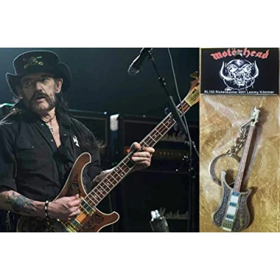 Image of Keychain Guitar BassRickenbacker 4001 Lemmy Kilmister Motorhead
