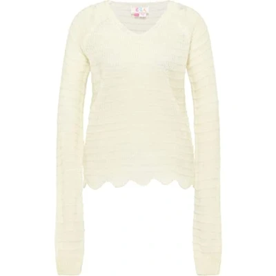 Image of nascita Women&#039;s Knitted Jumper, Wool White, M/L