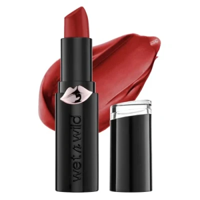 Image of wet n wild Mega Last Matte Lip Color, Semi Hyaluronic Acid Infused, Long Lasting Full Coverage for a Nourishing Pout, Cruelty Free &amp; Vegan Stoplight Red