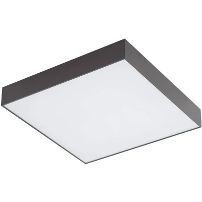 Image of Lucande LED ceiling lamp Leicy, black, 40 cm, RGBIC, CCT