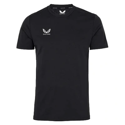 Image of Castore Core Cotton Leisure Kids Short Sleeve T Shirt Black JS